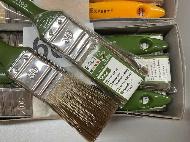 24 x kwasten voor houtbescherming of lakverf - afbeelding 4 van  5