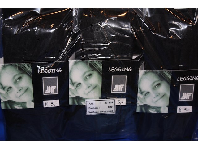 24 x leggings zwart ferline - afbeelding 2 van  2