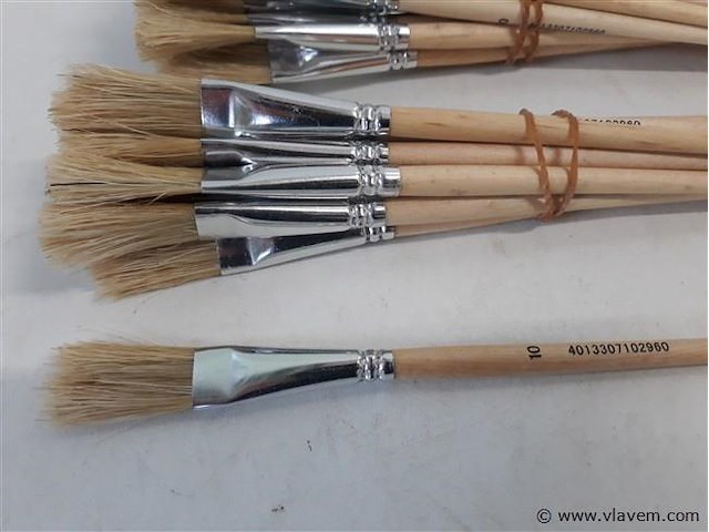 24 x penselen plat nr 10 - afbeelding 2 van  2