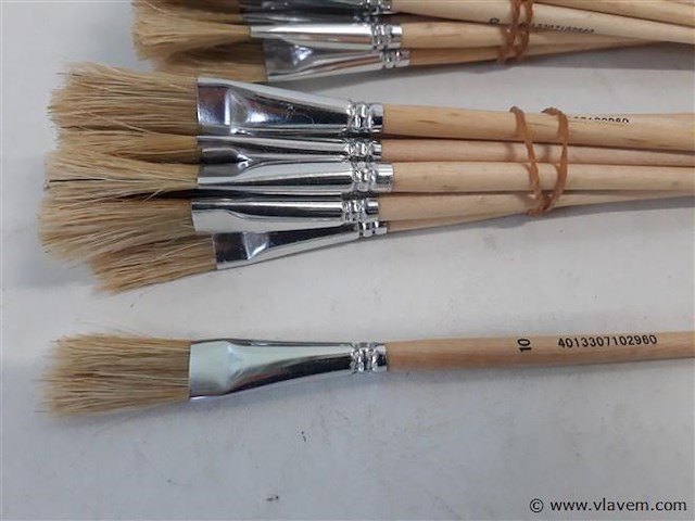 24 x penselen plat nr 10 - afbeelding 2 van  2