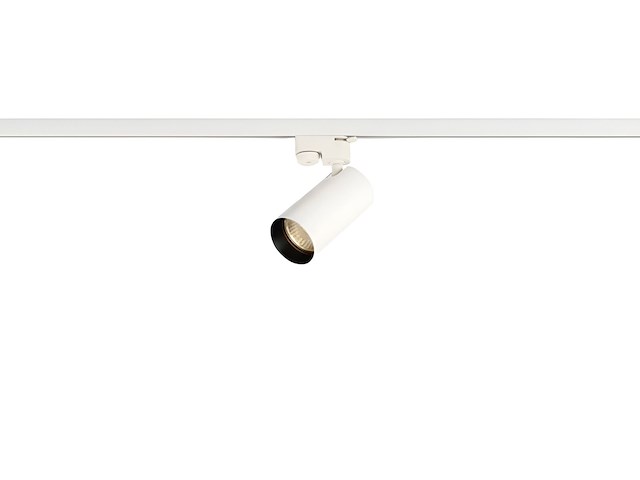 24 x railspot gu10 armatuur cilinder zand wit met zwart ring draaibaar - afbeelding 6 van  8