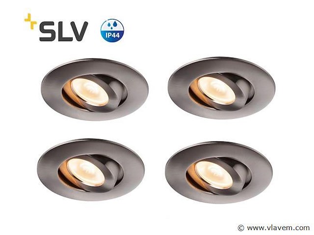 24 x slv easy spatwaterdichte led inbouwspots - afbeelding 9 van  9