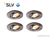 24 x slv easy ultralage led inbouwspots - afbeelding 1 van  9