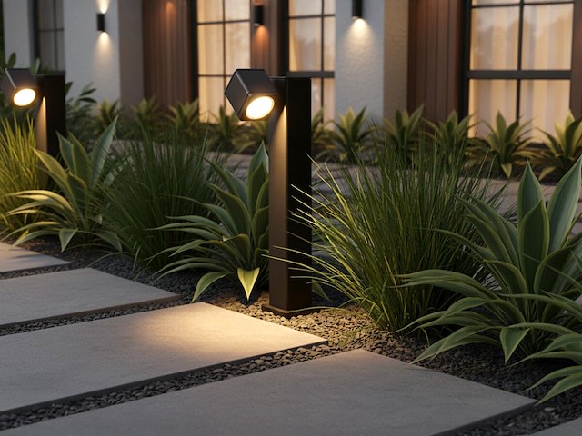 24 x tuinlamp 50cm gu10 fitting zwart draaibaar waterdicht - afbeelding 3 van  10