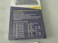 240-delig moer- en boutassortiment - afbeelding 2 van  3