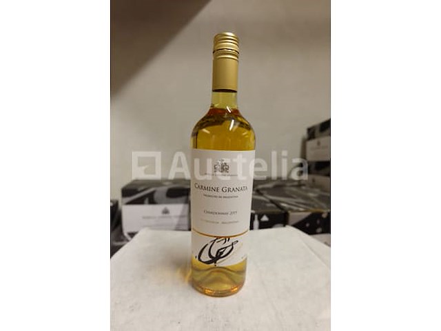 240 flessen witte wijn 75 cl - argentinië carmine granata chardonnay 2019 - afbeelding 2 van  4