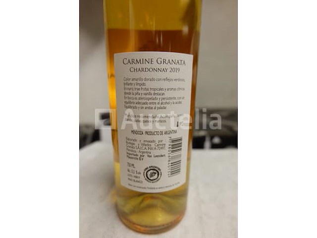 240 flessen witte wijn 75 cl - argentinië carmine granata chardonnay 2019 - afbeelding 4 van  4