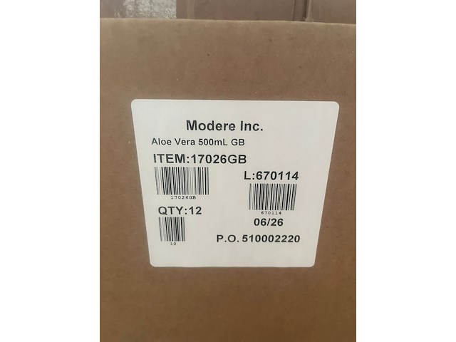 2400x aloe vera 500ml - modere - afbeelding 3 van  6