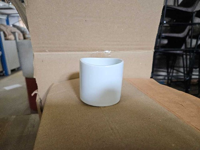240x witte porselein potje 13cl 7cmø - afbeelding 1 van  3