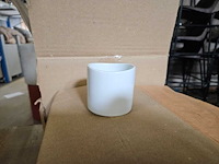 240x witte porselein potje 13cl 7cmø - afbeelding 1 van  3