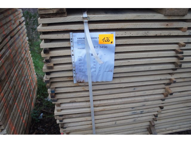 2,44 m³ eiken planken 22mm - afbeelding 3 van  5