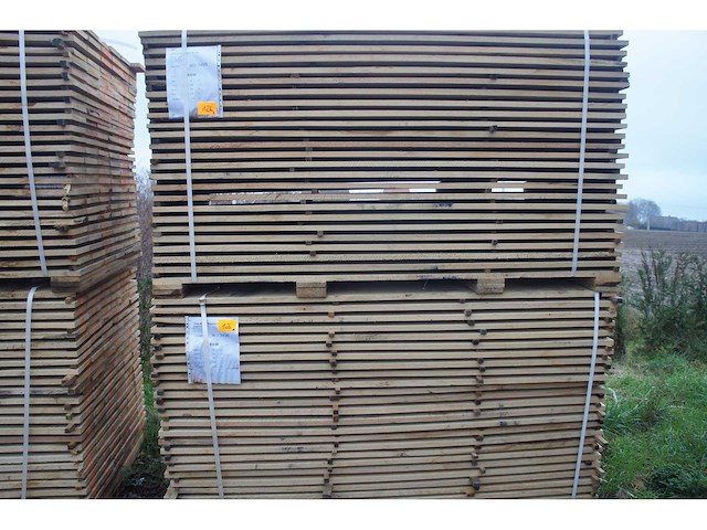 2,44 m³ eiken planken 22mm - afbeelding 1 van  5