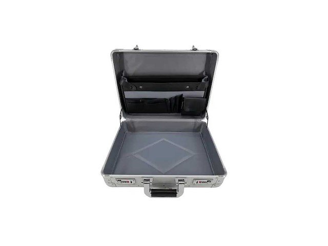 2480 diplomaten koffer aluminium zilver (24x) - afbeelding 4 van  4