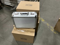 2480 diplomaten koffer aluminium zilver (9x) - afbeelding 1 van  5