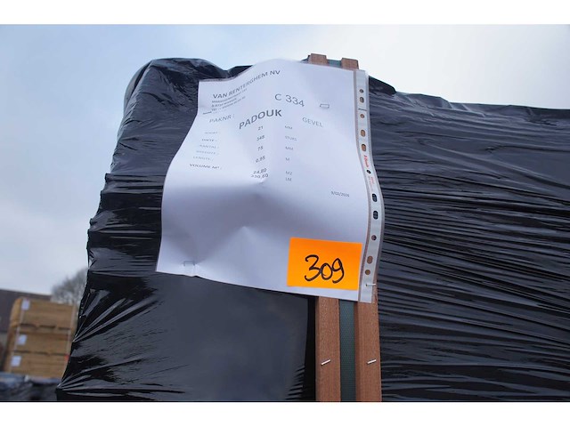 24,80 m² padouk gevelbekleding - afbeelding 5 van  5