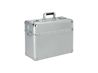 2482 pilotenkoffer aluminium zilver (33x) - afbeelding 1 van  7