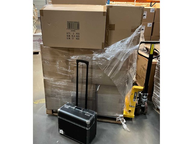 2488 pilotenkoffer aluminium trolley (15x) - afbeelding 1 van  7