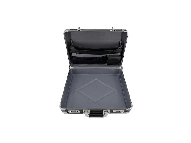 2489 koffer aluminium zwart (20x) - afbeelding 1 van  3