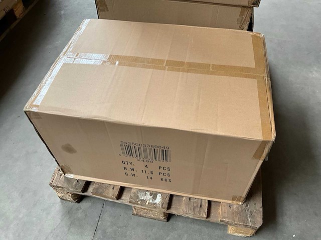 2489 koffer aluminium zwart (4x) - afbeelding 2 van  5