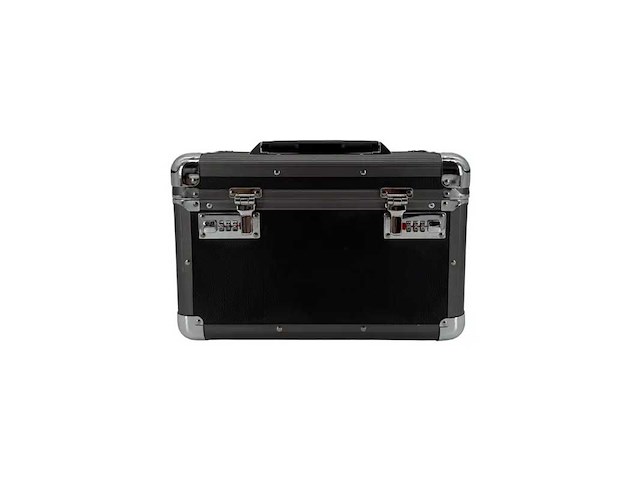 2490 beauty case aluminium zwart (12x) - afbeelding 1 van  6