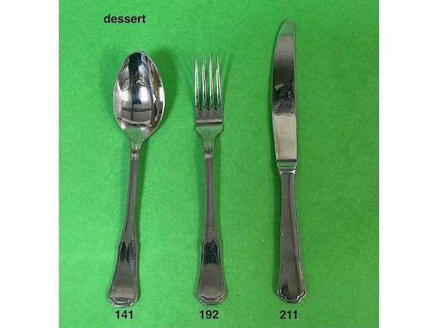 2490x inox lepels, vorken, messen - afbeelding 1 van  8