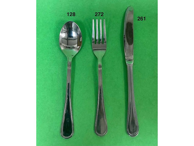 2490x inox lepels, vorken, messen - afbeelding 4 van  8