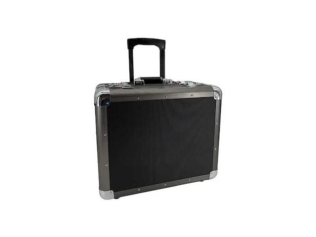 2493zw multifunctionele aluminium koffer trolley (20x) - afbeelding 2 van  4