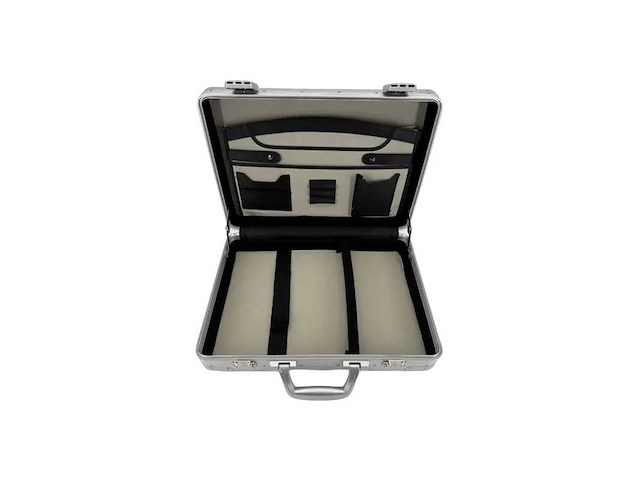 2494zi laptopkoffer aluminium zilver (24x) - afbeelding 4 van  4
