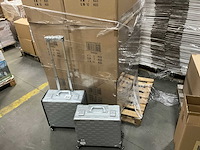 2496zi laptop case trolley zilver (14x) - afbeelding 1 van  4