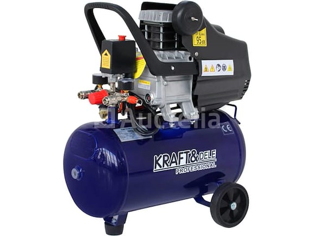 24l 2800w kraft&dele oliecompressor - afbeelding 1 van  5
