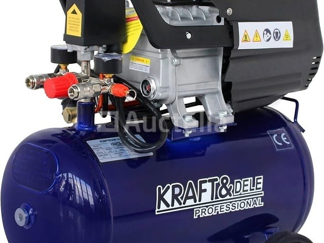 24l 2800w kraft&dele oliecompressor - afbeelding 1 van  5