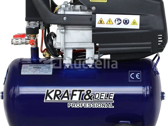 24l 2800w kraft&dele oliecompressor - afbeelding 2 van  5