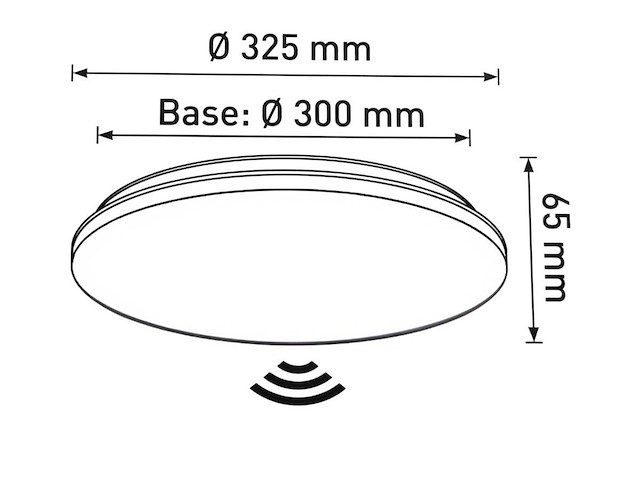 24w 4000k opbouw led panelen met sensor(40x) - afbeelding 5 van  6