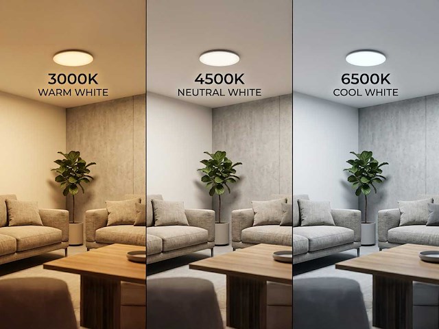 24w 4000k opbouw led panelen met sensor(4x) - afbeelding 5 van  6