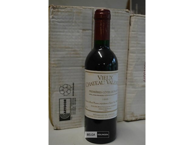 24x 375ml veux château valentin premieres cotes de blaye - afbeelding 1 van  3