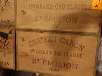 24x 75cl chateau canon 1e grand cru classe 1988 - afbeelding 1 van  2