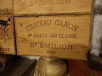 24x 75cl chateau canon 1e grand cru classe 1988 - afbeelding 2 van  2