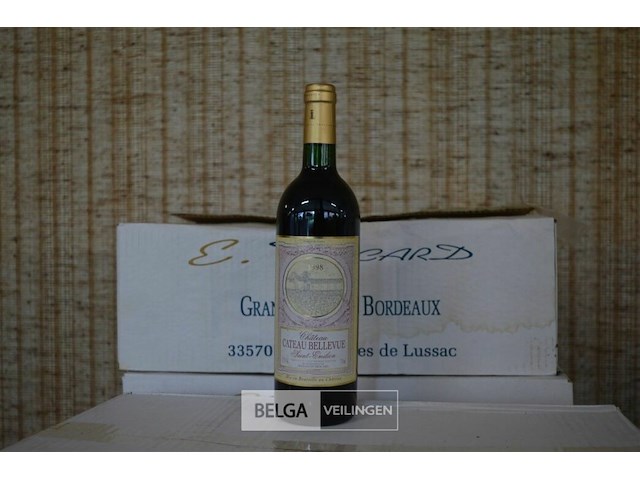 ±24x 75cl château cateau bellerie saint-emilion 12,5% - afbeelding 1 van  3