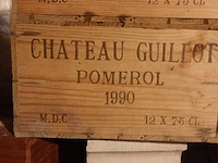 24x 75cl chateau guillot 1990 - afbeelding 2 van  2