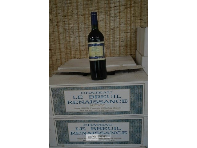 ±24x 75cl château le breuil renaissance medoc 12,5% - afbeelding 1 van  3