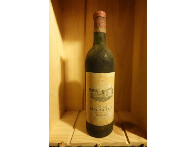 24x 75cl chateau pedesclaux 1970 - afbeelding 1 van  5