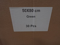 24x badhanddoek groen - afbeelding 5 van  6