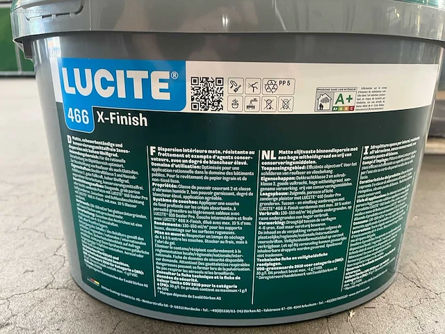 (24x) dörken lucite - x-finish - pot verf 12l... - afbeelding 3 van  5