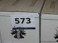 24x fles likeur, diverse smaken (sureau 18%vol., miel 18%vol., lychee 25%vol., gingembre 18%vol., 70cl - afbeelding 2 van  2