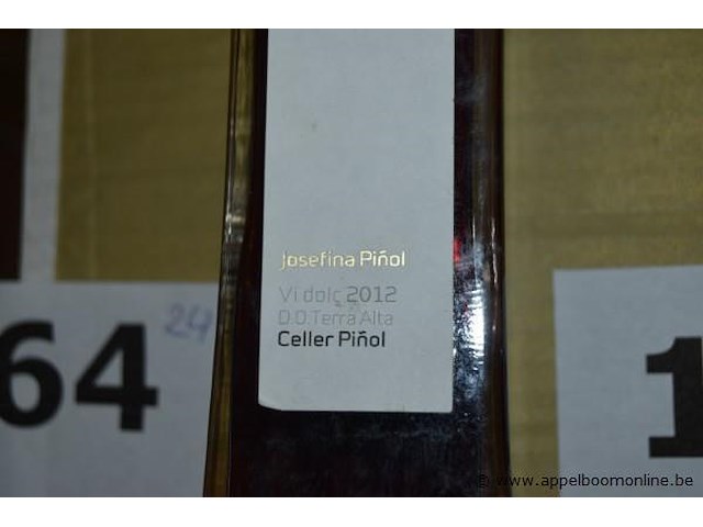 24x fles likeurwijn, josefina piñol, vi dolç 2012 d.o. terra alta, 500ml - afbeelding 2 van  4