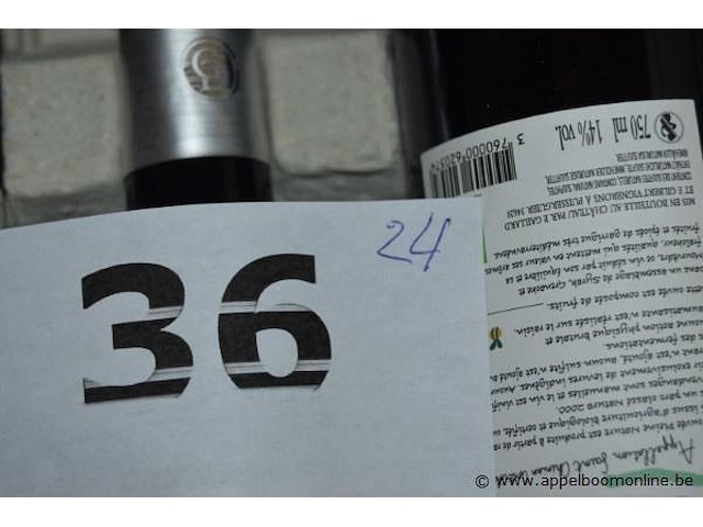 24x fles rode wijn, château gilbert & gaillard, pleine nature 2020, corbières, 750ml - afbeelding 3 van  3