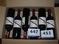 24x fles rode wijn, château l'inclassable, médoc, 2012, 75cl - afbeelding 1 van  3