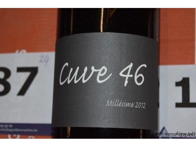 24x fles rode wijn, château mourgues du grès, cuve 46 millésime 2012, 750ml - afbeelding 2 van  3