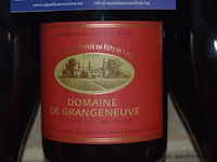 24x fles rode wijn, domaine de grangeneuve, coteaux du tricastin 2001, 750ml - afbeelding 2 van  3
