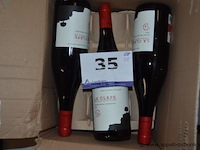 24x fles rode wijn, famille gilbert & gaillard, la clape 2020, grand vin du languedoc, 750ml - afbeelding 1 van  3